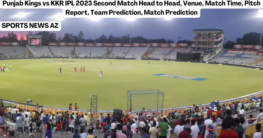 Punjab Kings vs KKR IPL 2023 Second Match Head to Head, Venue, Match Time, Pitch Report, Team Prediction, Match Prediction