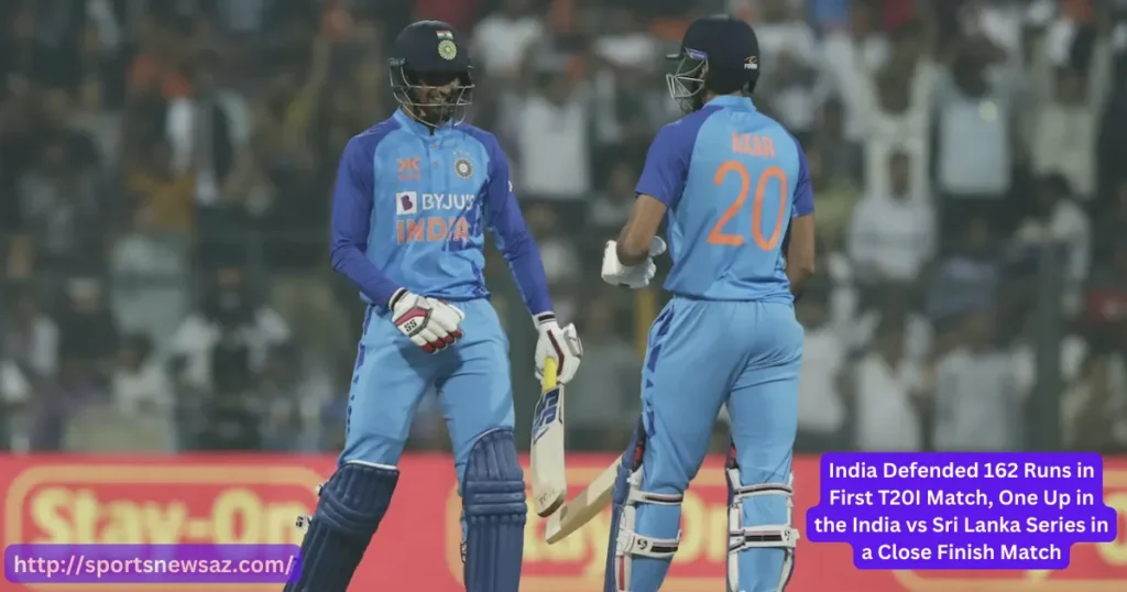 First T20I Match India vs Sri Lanka