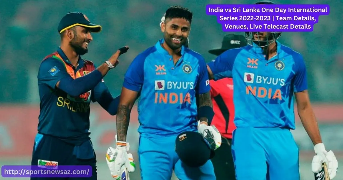 India vs Sri Lanka One Day International Series
